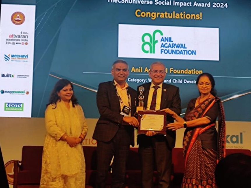 Anil Agarwal Foundation bags The CSR Universe Award 2024